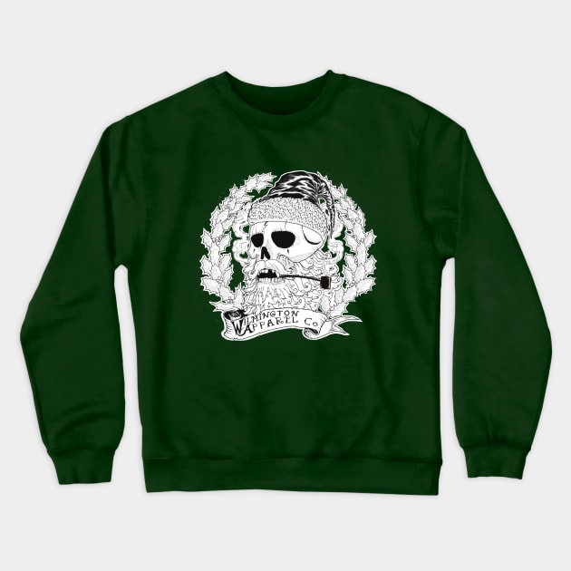 Santa Skull Crewneck Sweatshirt by WAC1